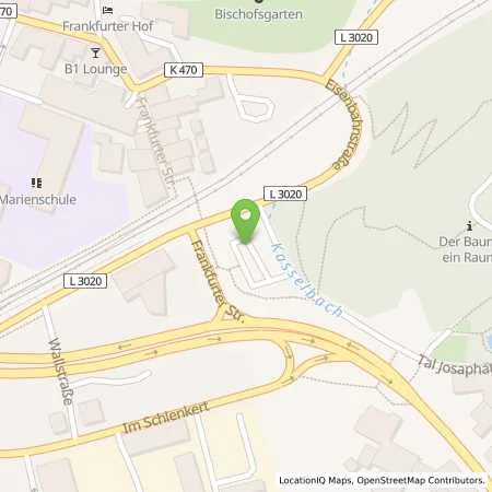 Standortübersicht der Tankstelle Energieversorgung Limburg GmbH in 65549 Limburg