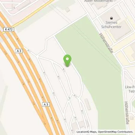 Standortübersicht der Tankstelle EnBW mobility+ AG und Co.KG in 65549 Limburg