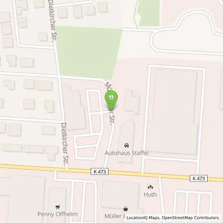 Standortübersicht der Tankstelle ALDI SÜD in 65555 Limburg an der Lahn