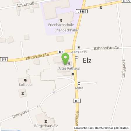 Standortübersicht der Strom (Elektro) Tankstelle: Süwag Energie AG in 65604, Elz