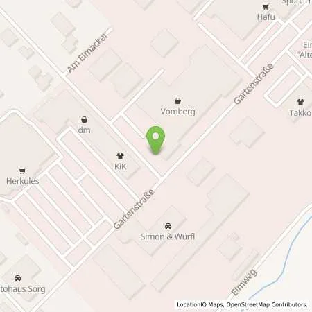 Standortübersicht der Tankstelle RhönEnergie Fulda GmbH in 36381 Schlüchtern