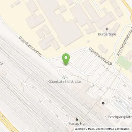 Standortübersicht der Tankstelle DB Energie GmbH in 36450 Hanau