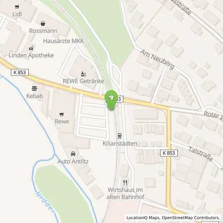 Standortübersicht der Tankstelle Maingau Energie GmbH in 61137 Schöneck