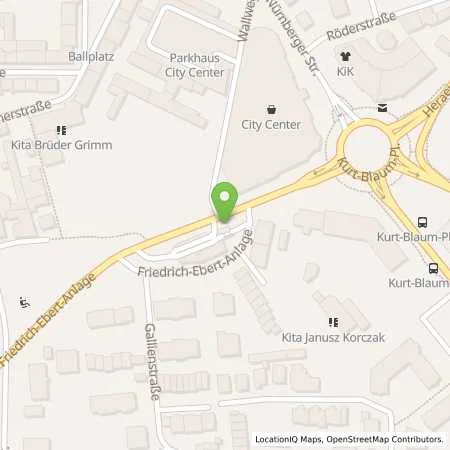 Standortübersicht der Tankstelle MTV Förster GmbH & Co. KG in 63450 Hanau