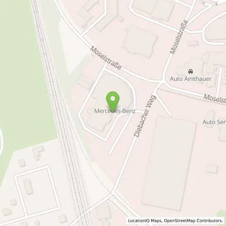 Standortübersicht der Tankstelle Mercedes- Benz AG - Niederlassung Frankfurt in 63452 Hanau