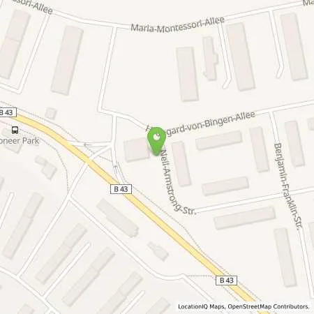 Standortübersicht der Tankstelle GP JOULE Connect GmbH in 63457 Hanau