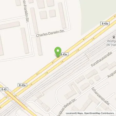 Standortübersicht der Tankstelle GP JOULE Connect GmbH in 63457 Hanau