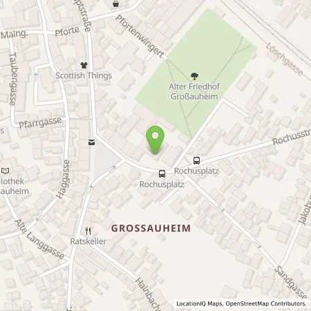 Standortübersicht der Tankstelle Sparkasse Hanau Anstalt des Öffentlichen Rechts in 63457 Hanau