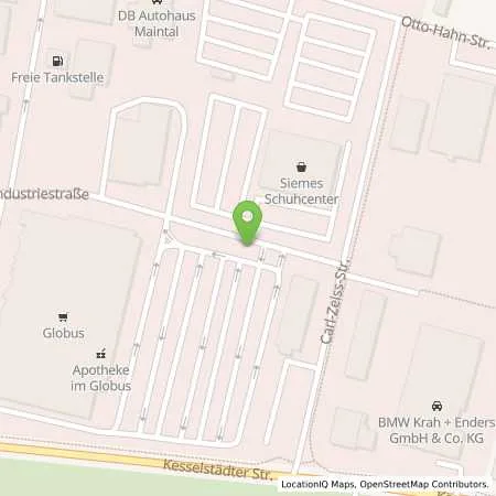 Standortübersicht der Tankstelle Maintal-Werke GmbH in 63477 Maintal