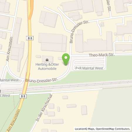 Standortübersicht der Strom (Elektro) Tankstelle: Herting & Otter Automobile GmbH in 63477, Maintal