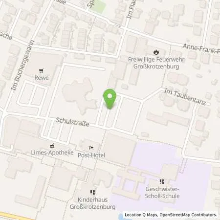 Standortübersicht der Tankstelle Gemeindewerke Großkrotzenburg in 63538 Großkrotzenburg