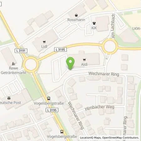 Standortübersicht der Tankstelle Oberhessische Versorgungsbetriebe AG in 63546 Langen (Bergheim)