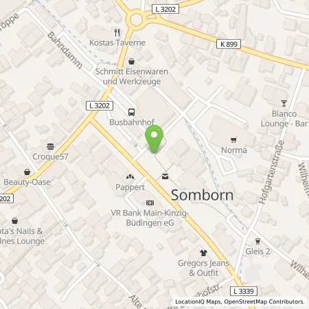 Standortübersicht der Tankstelle Kreiswerke Main-Kinzig GmbH in 63579 Freigericht (Somborn)