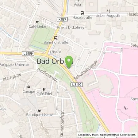 Standortübersicht der Tankstelle Kreiswerke Main-Kinzig GmbH in 63619 Bad Orb