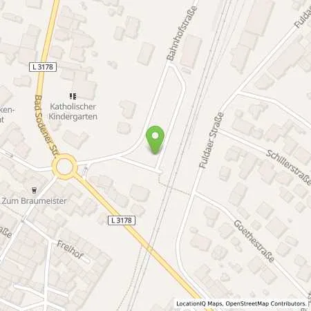 Standortübersicht der Tankstelle RhönEnergie Fulda GmbH in 63628 Bad Soden-Salmünster