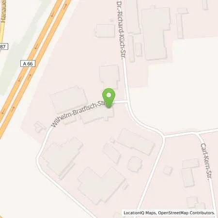 Standortübersicht der Tankstelle RhönEnergie Fulda GmbH in 63628 Bad Soden-Salmünster