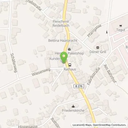 Standortübersicht der Tankstelle Kreiswerke Main-Kinzig GmbH in 63636 Brachttal (Schlierbach)