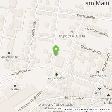 Standortübersicht der Tankstelle Mainova AG in 65239 Hochheim