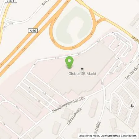 Standortübersicht der Tankstelle amperio GmbH in 65795 Hattersheim am Main