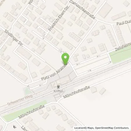 Standortübersicht der Tankstelle Mainova AG in 65830 Kriftel