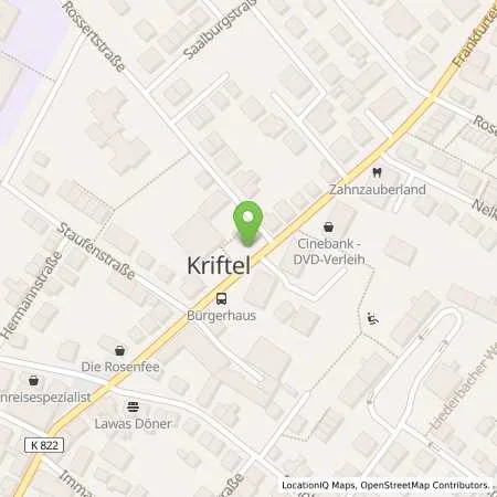 Standortübersicht der Tankstelle Süwag Energie AG in 65830 Kriftel