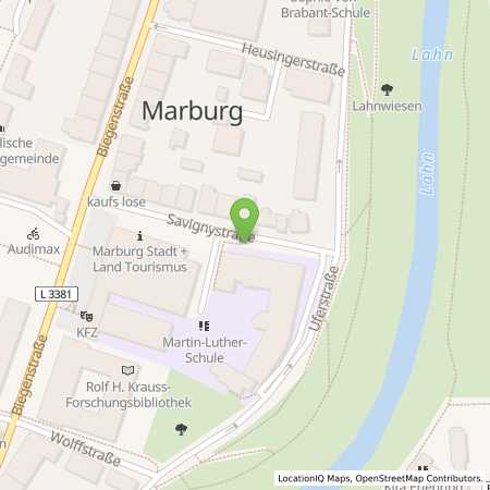 Standortübersicht der Strom (Elektro) Tankstelle: Privatperson in 35037, Marburg