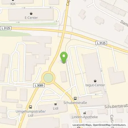 Standortübersicht der Tankstelle RhönEnergie Fulda GmbH in 35043 Marburg (Cappel)