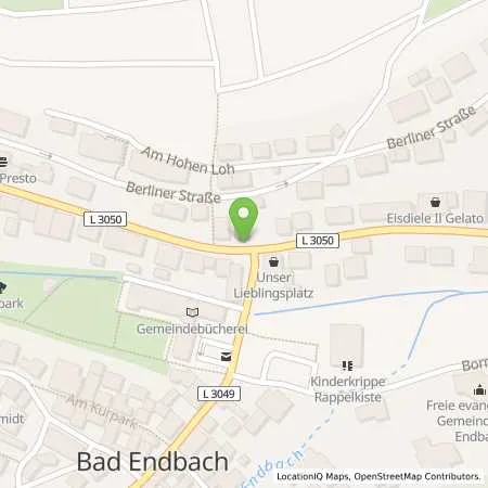 Standortübersicht der Tankstelle Eigenbetrieb der Gemeinde Bad Endbach in 35080 Bad Endbach