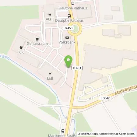 Standortübersicht der Tankstelle EAM Netz GmbH in 35232 Dautphetal