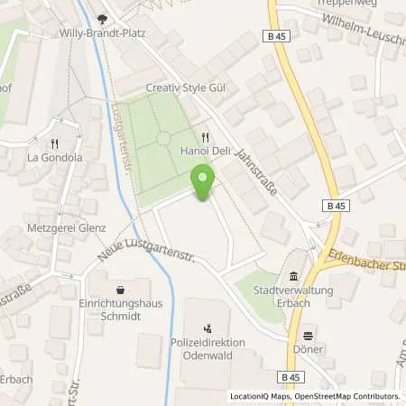 Standortübersicht der Tankstelle ENTEGA Energie GmbH in 64711 Erbach