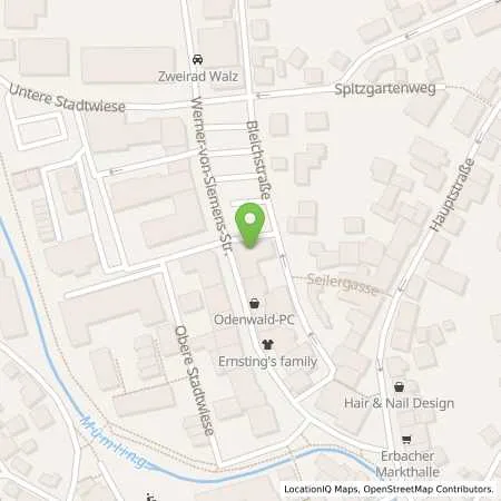 Standortübersicht der Tankstelle ENTEGA Energie GmbH in 64711 Erbach