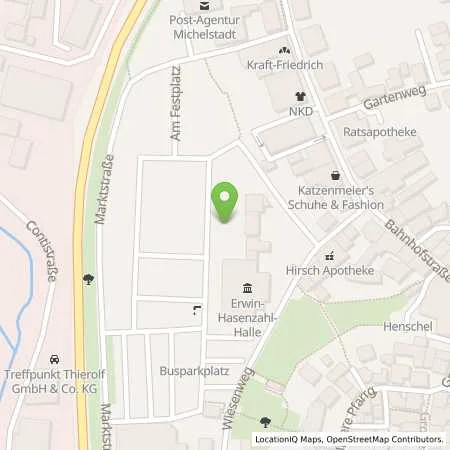 Standortübersicht der Tankstelle ENTEGA Energie GmbH in 64720 Michelstadt