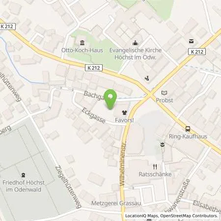 Standortübersicht der Tankstelle ENTEGA Energie GmbH in 64739 Höchst