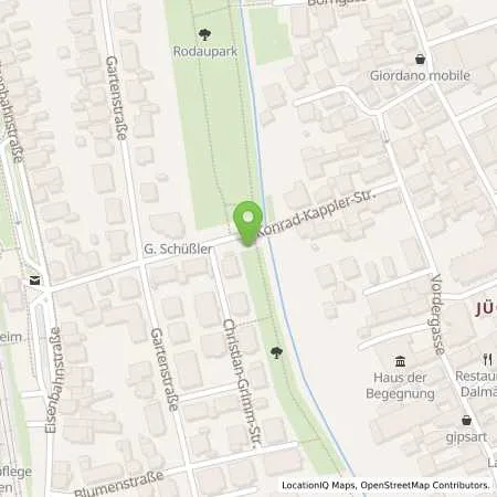 Standortübersicht der Tankstelle Energieversorgung Rodau GmbH in 63110 Rodgau