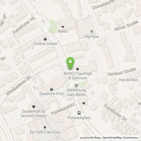 Standortübersicht der Tankstelle Energieversorgung Rodau GmbH in 63110 Rodgau