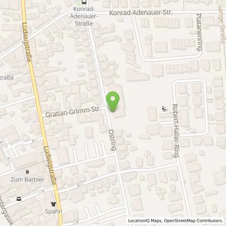 Standortübersicht der Tankstelle Energieversorgung Rodau GmbH in 63110 Rodgau