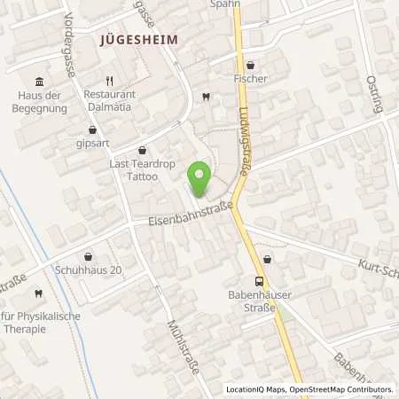 Standortübersicht der Tankstelle Energieversorgung Rodau GmbH in 63110 Rodgau