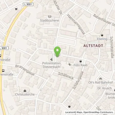 Standortübersicht der Tankstelle Maingau Energie GmbH in 63128 Dietzenbach