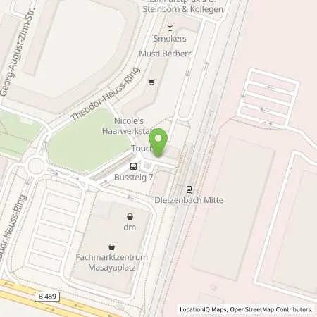 Standortübersicht der Tankstelle Maingau Energie GmbH in 63128 Dietzenbach