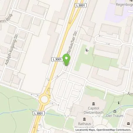 Standortübersicht der Tankstelle Maingau Energie GmbH in 63128 Dietzenbach