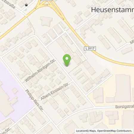 Standortübersicht der Tankstelle Maingau Energie GmbH in 63150 Heusenstamm