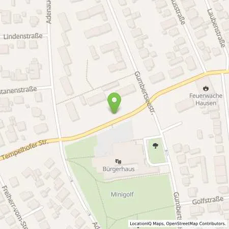 Standortübersicht der Tankstelle Maingau Energie GmbH in 63179 Obertshausen