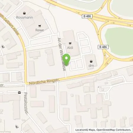 Standortübersicht der Tankstelle ALDI SÜD in 63225 Langen