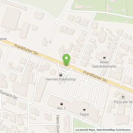 Standortübersicht der Tankstelle Energieversorgung Offenbach AG in 63500 Seligenstadt