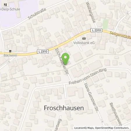 Standortübersicht der Tankstelle Energieversorgung Offenbach AG in 63500 Seligenstadt