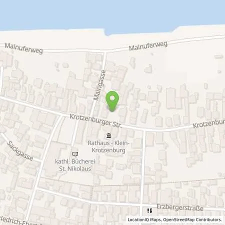 Standortübersicht der Tankstelle Maingau Energie GmbH in 63512 Hainburg