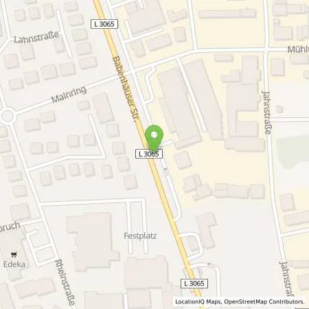 Standortübersicht der Tankstelle Maingau Energie GmbH in 63533 Mainhausen