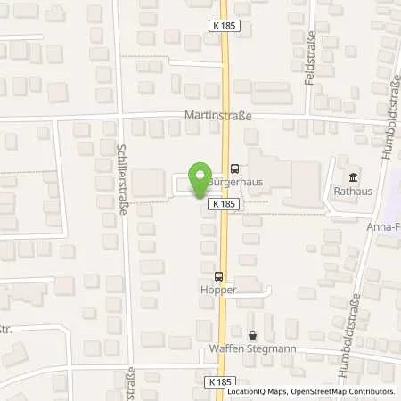 Standortübersicht der Tankstelle Energieversorgung Offenbach AG in 63533 Mainhausen