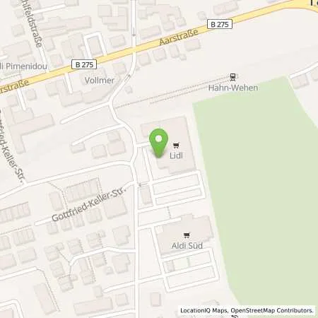 Standortübersicht der Tankstelle Lidl Dienstleistung GmbH & Co. KG in 65232 Taunusstein