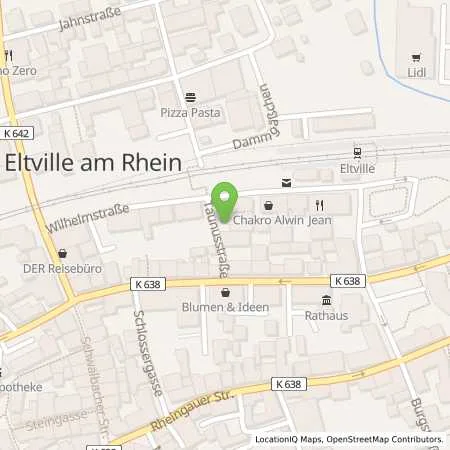Standortübersicht der Tankstelle innogy eMobility Solutions GmbH in 65343 Eltville am Rhein